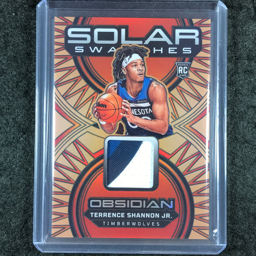 2024-25 Obsidian TERRENCE SHANNON JR. Solar Swatches Rookie Patch Bronze 36/60