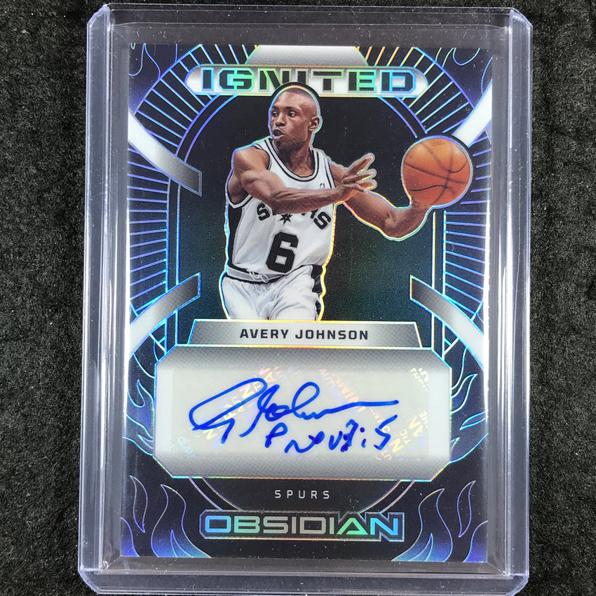 2024-25 Obsidian AVERY JOHNSON Ignited Signatures Auto 13/35