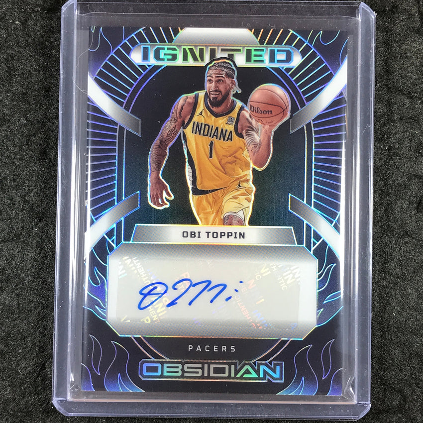 2024-25 Obsidian OBI TOPPIN Ignited Signatures Auto 14/25