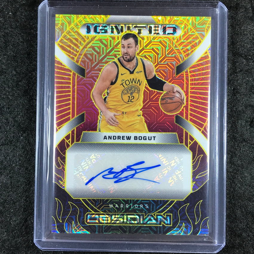 2024-25 Obsidian ANDREW BOGUT Ignited Signatures Auto Molten Mojo 2/10
