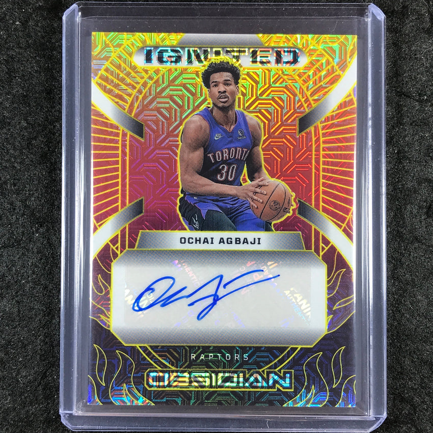 2024-25 Obsidian OCHAI AGBAJI Ignited Signatures Auto Molten Mojo 9/10