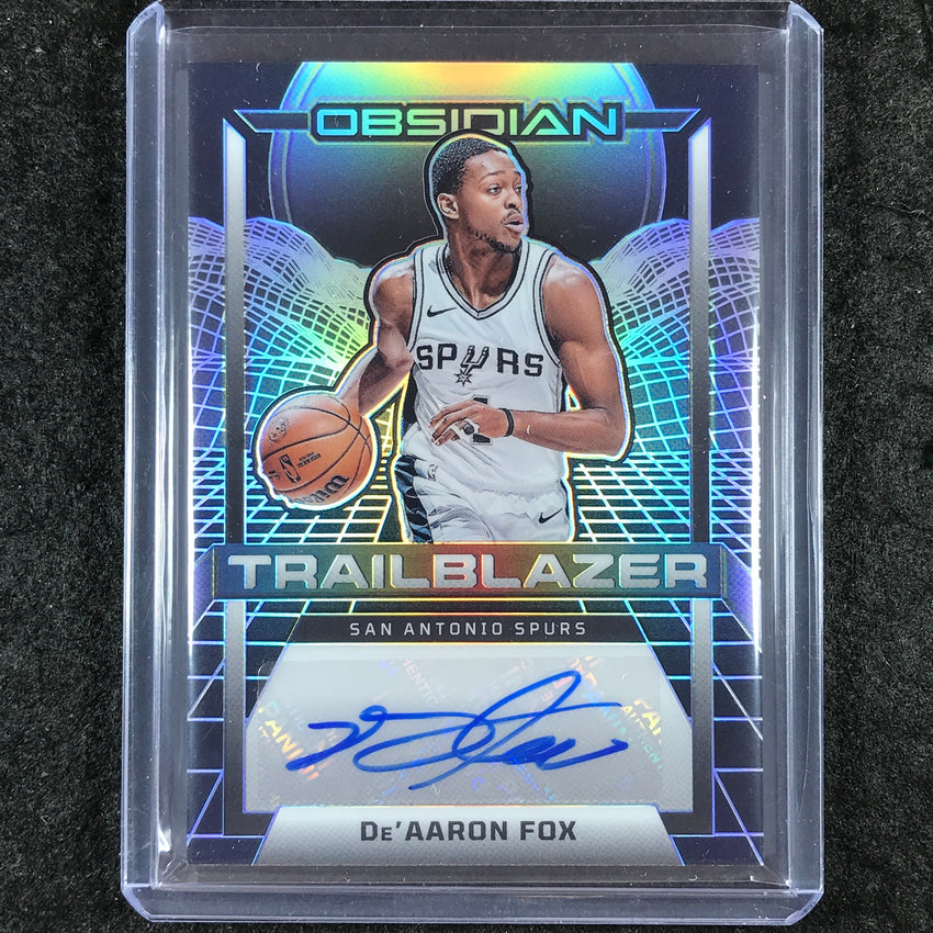 2024-25 Obsidian DE'AARON FOX Trailblazer Auto 9/10
