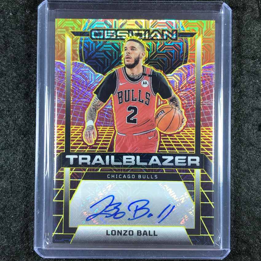 2024-25 Obsidian LONZO BALL Trailblazer Auto Molten Mojo 7/10