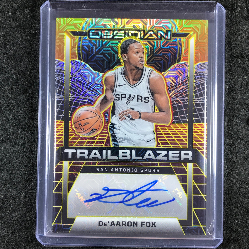 2024-25 Obsidian DE'AARON FOX Trailblazer Auto Molten Mojo 4/5