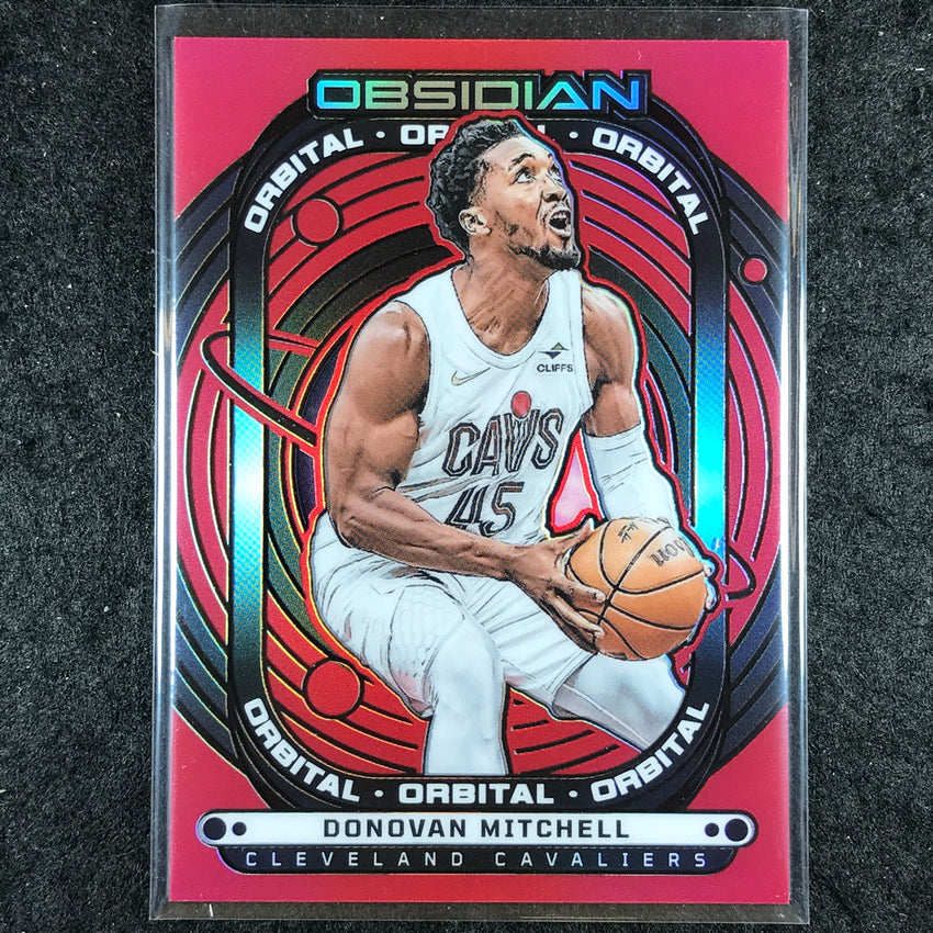 2024-25 Obsidian DONOVAN MITCHELL Orbital Red Flood #7