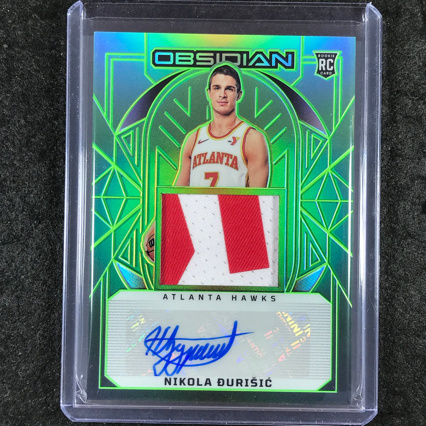 2024-25 Obsidian NIKOLA DURISIC Rookie Patch Auto Jade Flood 11/25
