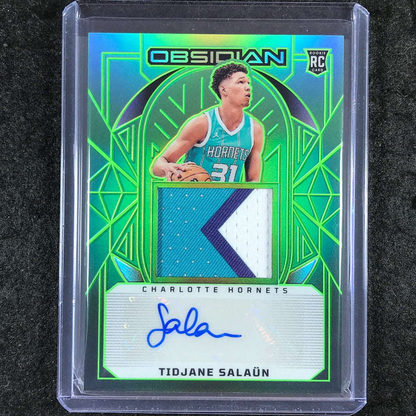 2024-25 Obsidian TIDJANE SALAUN Rookie Patch Auto Jade Flood 24/25