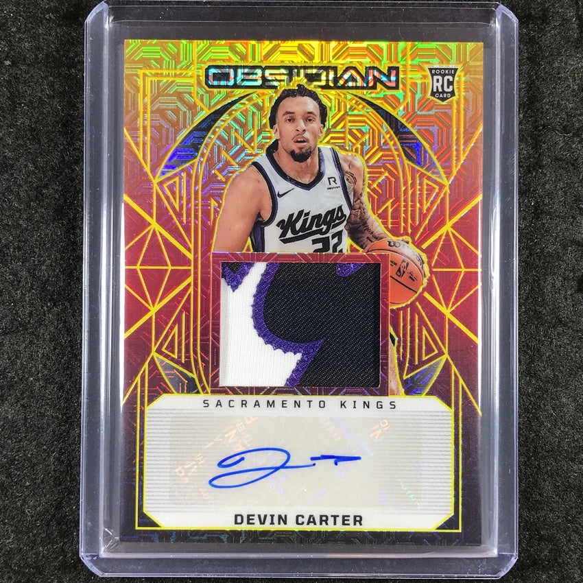 2024-25 Obsidian DEVIN CARTER Rookie Patch Auto Molten Mojo 6/10