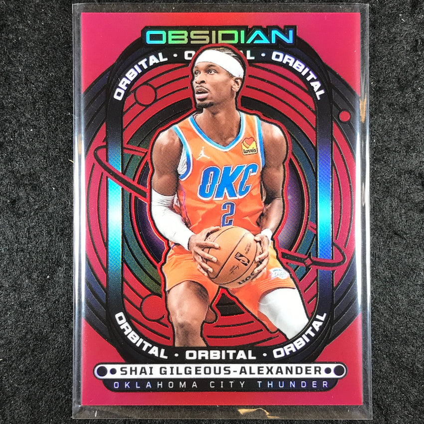 2024-25 Obsidian SHAI GILGEOUS-ALEXANDER Orbital Red Flood #10