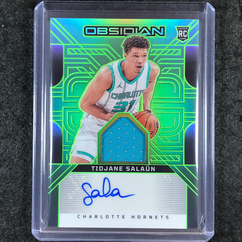 2024-25 Obsidian TIDJANE SALAUN Rookie Patch Ink Auto Jade Flood 21/25