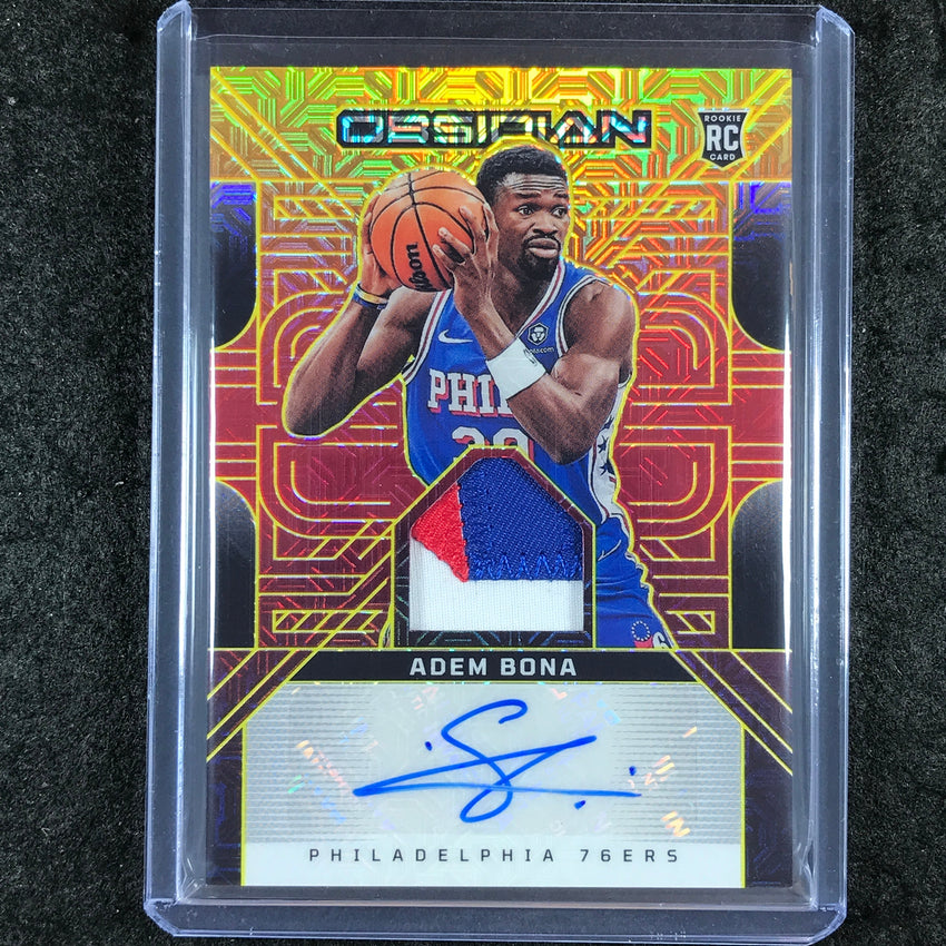 2024-25 Obsidian ADEM BONA Rookie Patch Ink Auto Molten Mojo 1/10