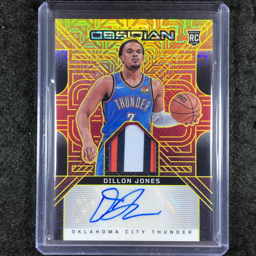 2024-25 Obsidian DILLON JONES Rookie Patch Ink Auto Molten Mojo 6/10
