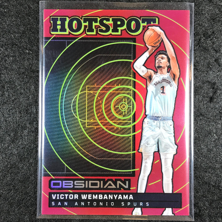 2024-25 Obsidian VICTOR WEMBANYAMA Hotspot Red Flood #8