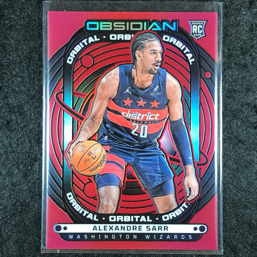 2024-25 Obsidian ALEXANDRE SARR Orbital Rookie Red Flood #17