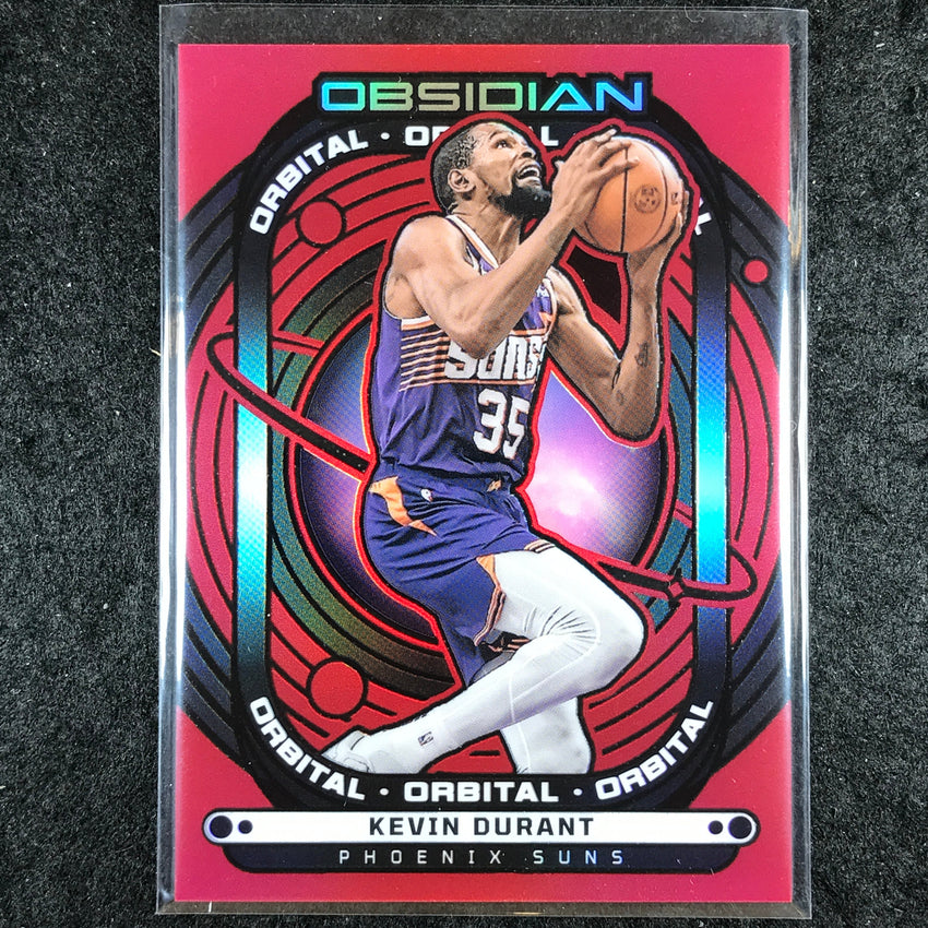 2024-25 Obsidian KEVIN DURANT Orbital Red Flood #19