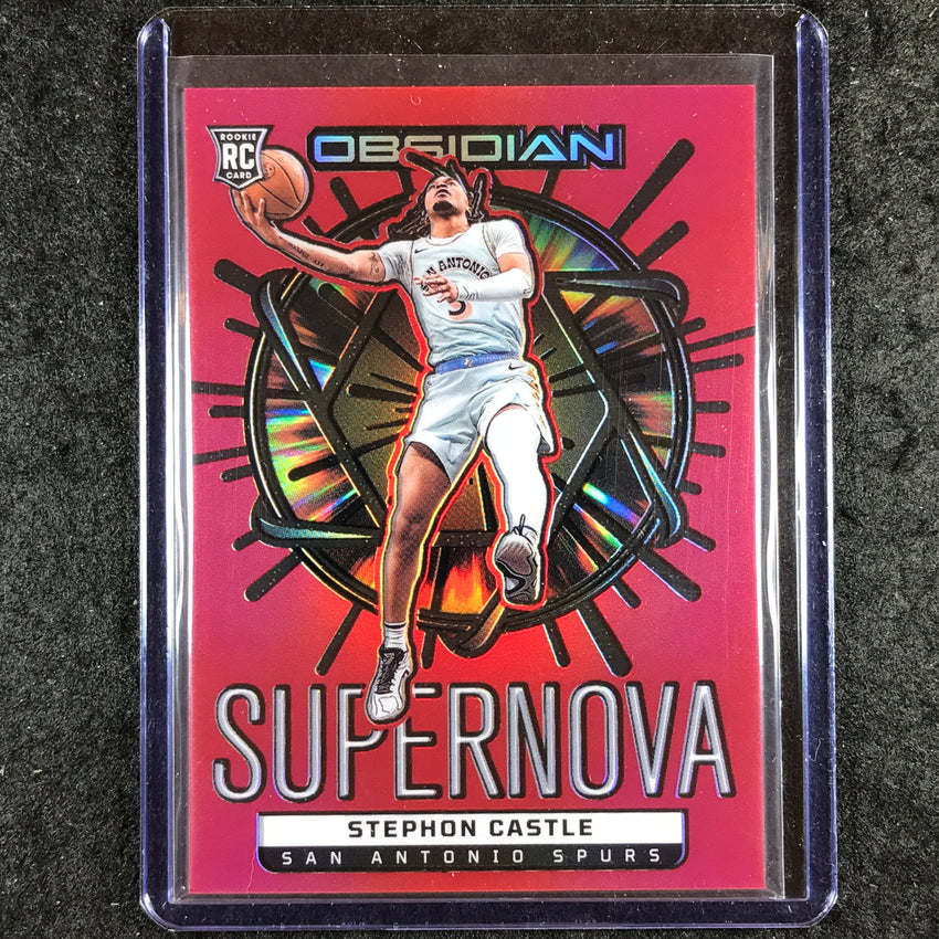 2024-25 Obsidian STEPHON CASTLE Supernova Rookie Red Flood #1