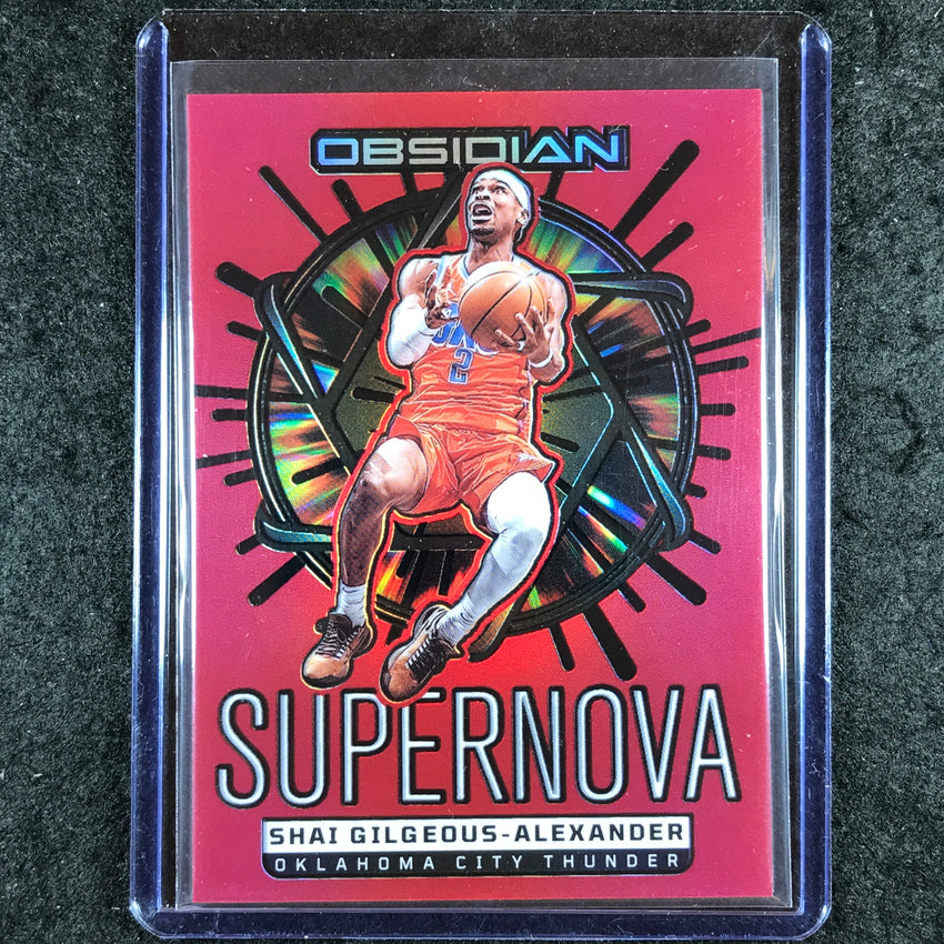 2024-25 Obsidian SHAI GILGEOUS-ALEXANDER Supernova Red Flood #4