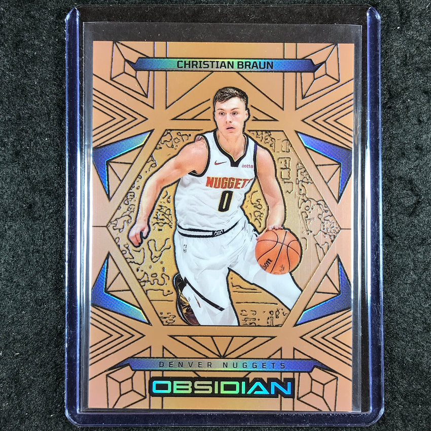 2024-25 Obsidian CHRISTIAN BRAUN Base Bronze Flood 69/99 #4