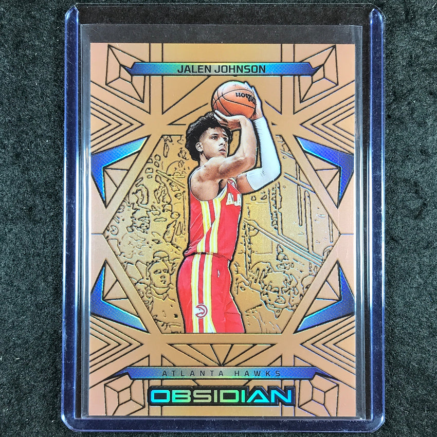 2024-25 Obsidian JALEN JOHNSON Base Bronze Flood 89/99 #14