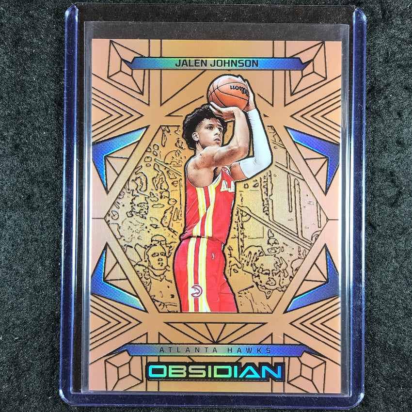2024-25 Obsidian JALEN JOHNSON Base Bronze Flood 77/99 #14