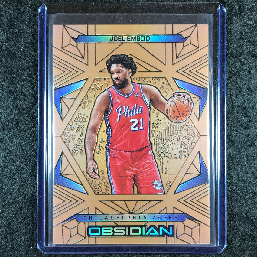 2024-25 Obsidian JOEL EMBIID Base Bronze Flood 54/99 #21