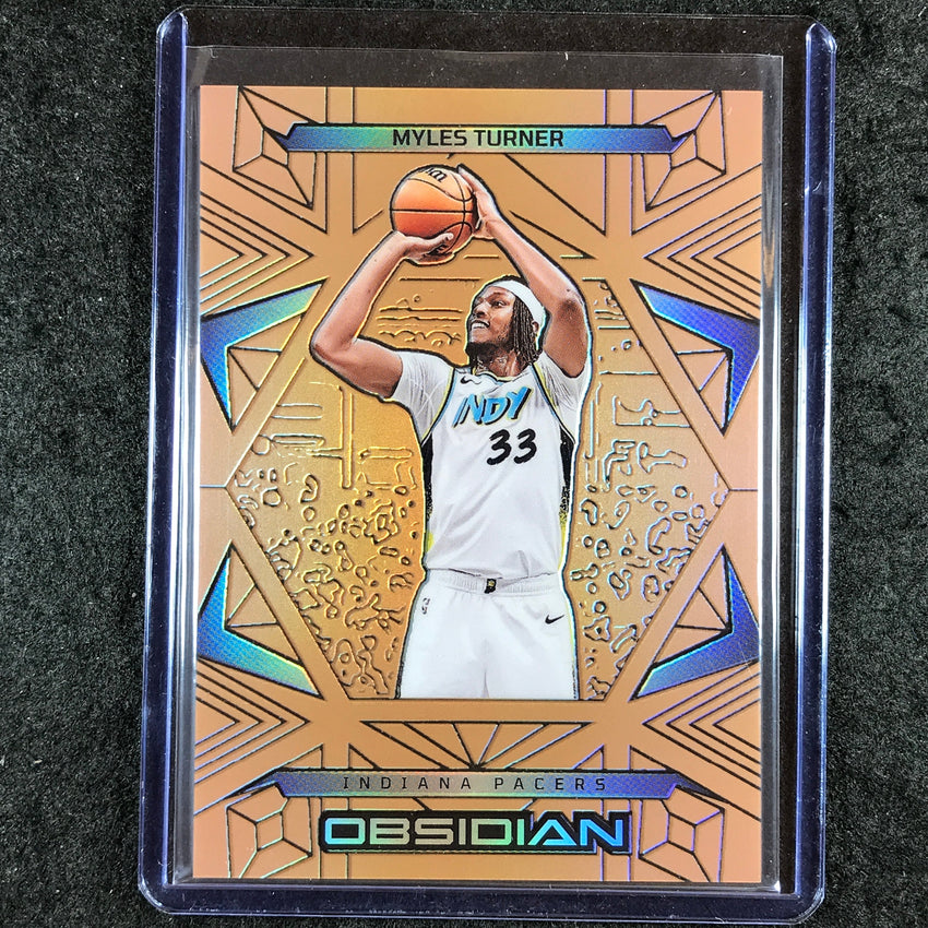 2024-25 Obsidian MYLES TURNER Base Bronze Flood 5/99 #32