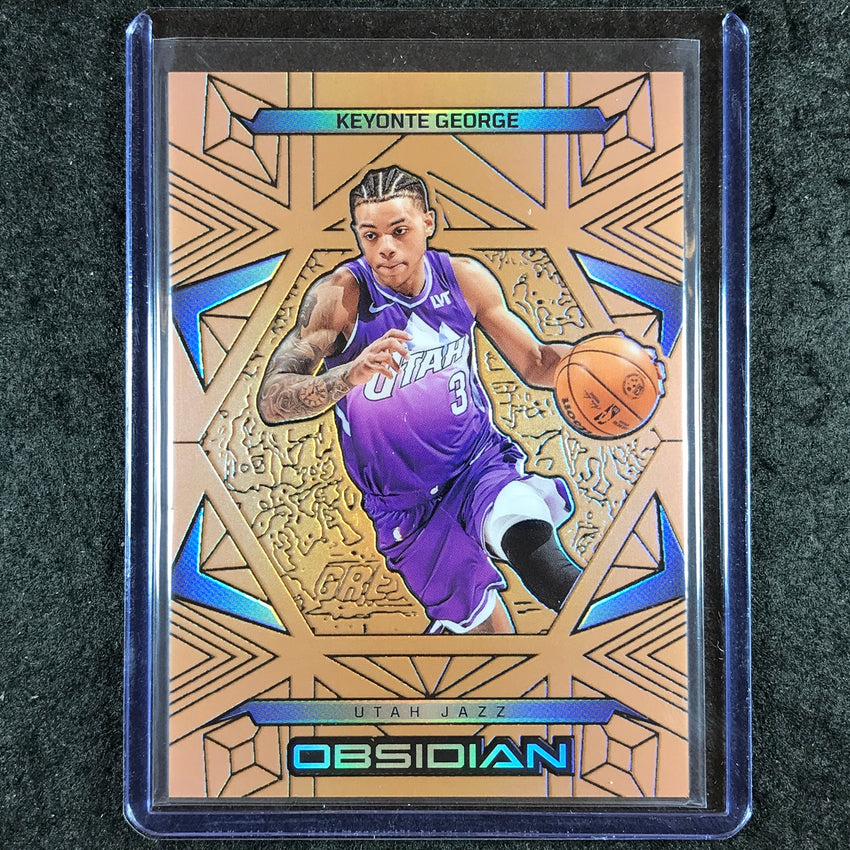 2024-25 Obsidian KEYONTE GEORGE Base Bronze Flood 87/99 #34