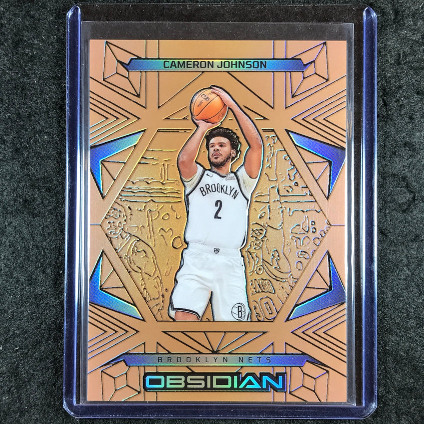 2024-25 Obsidian CAMERON JOHNSON Base Bronze Flood 71/99 #43