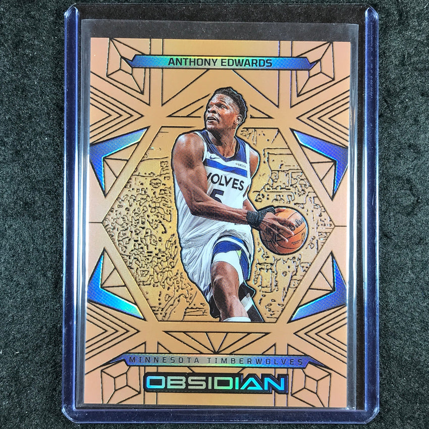 2024-25 Obsidian ANTHONY EDWARDS Base Bronze Flood 18/99 #45