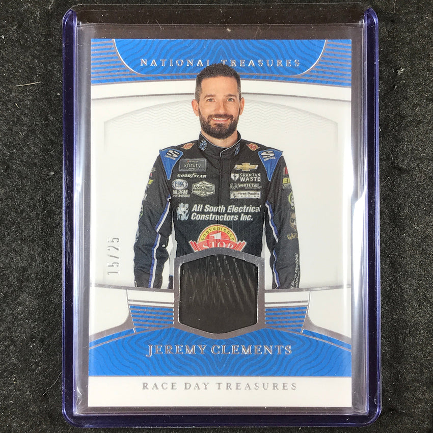 2023 National Treasures JEREMY CLEMENTS Race Day Treasures Tire Relic 15/25