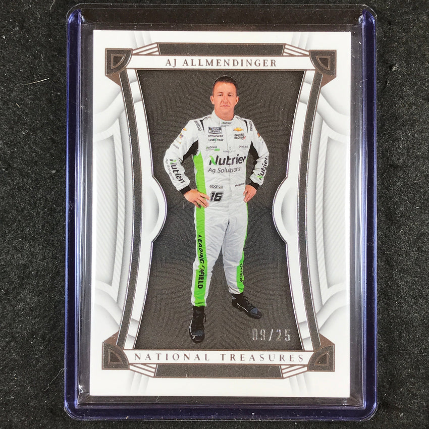 2023 National Treasures AJ ALLMENDINGER Base 9/25 #21