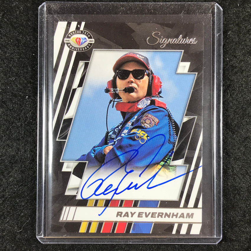 2023 National Treasures RAY EVERNHAM NASCAR 75th Anniversary Signature Auto #RE