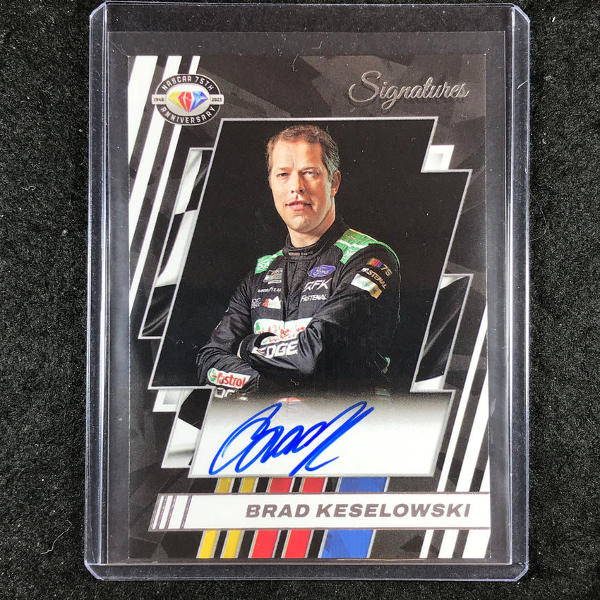 2023 National Treasures BRAD KESELOWSKI NASCAR 75th Anniversary Auto #BK