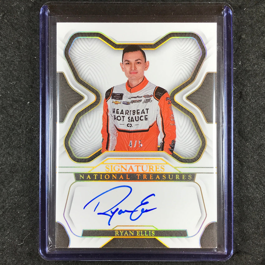 2023 National Treasures RYAN ELLIS Signatures Auto Gold Holo 4/5