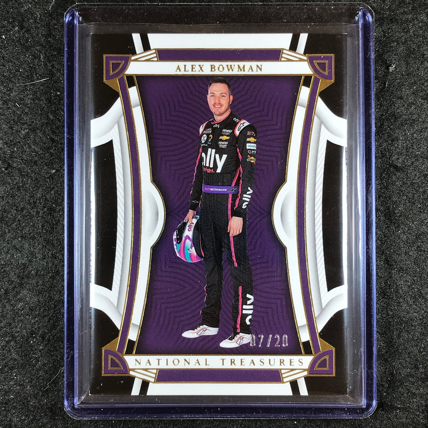 2023 National Treasures ALEX BOWMAN Base Midnight 7/20 #14