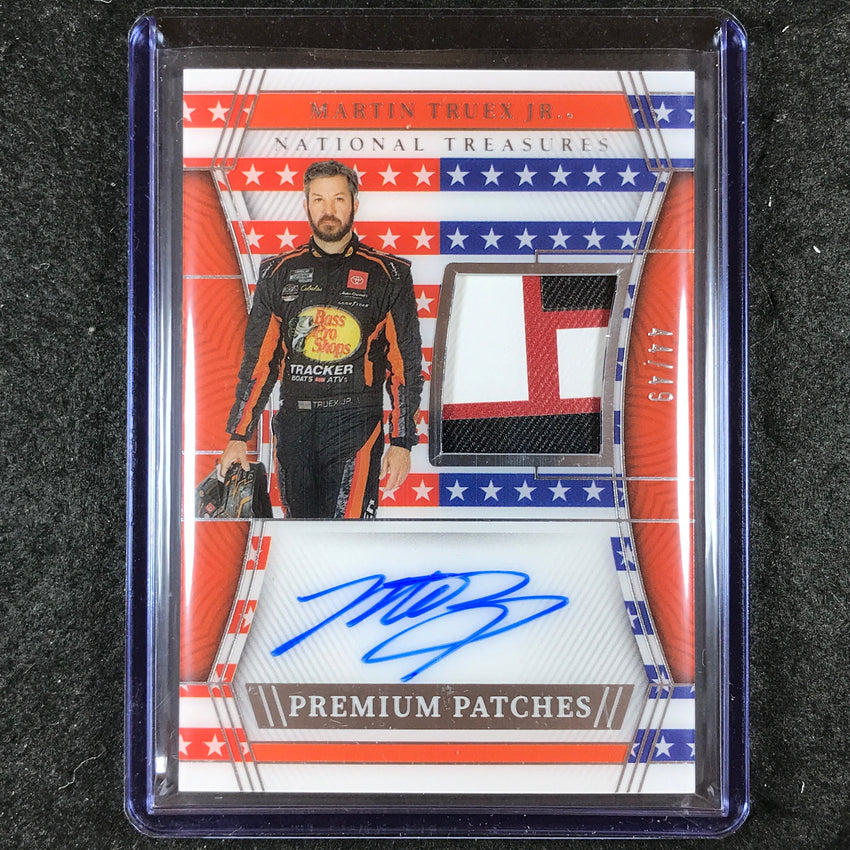 2023 National Treasures MARTIN TRUEX JR. Premium Patches Relic Auto 44/49