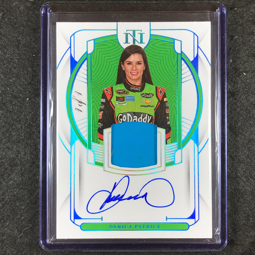 2023 National Treasures DANICA PATRICK Sheet Metal Signatures Auto Platinum 1/1
