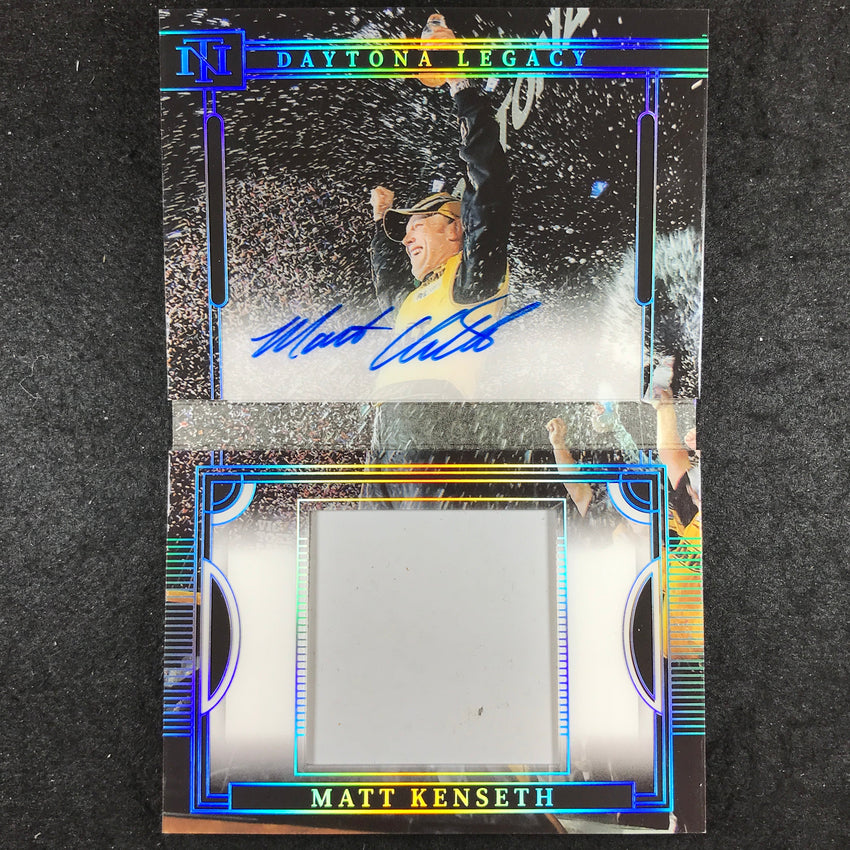 2023 National Treasures MATT KENSETH Daytona Legacy Relic Auto Booklet 30/49