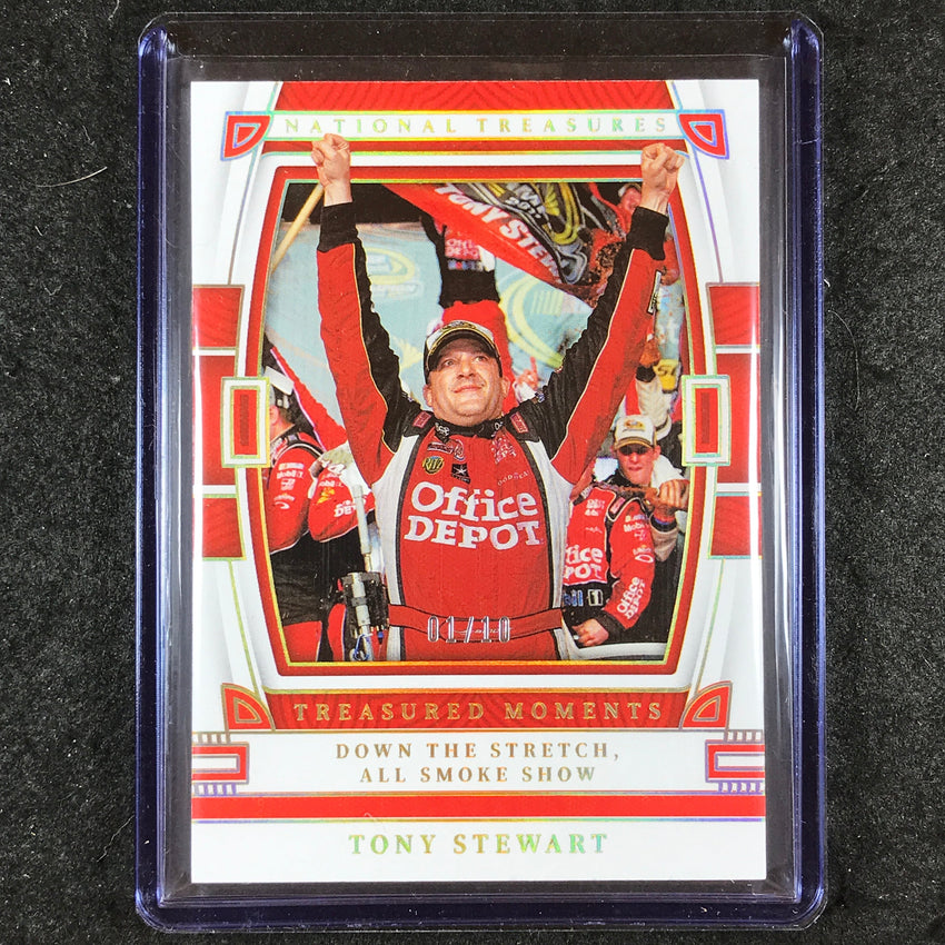 2023 National Treasures TONY STEWART Treasured Moments Gold Holo 1/10