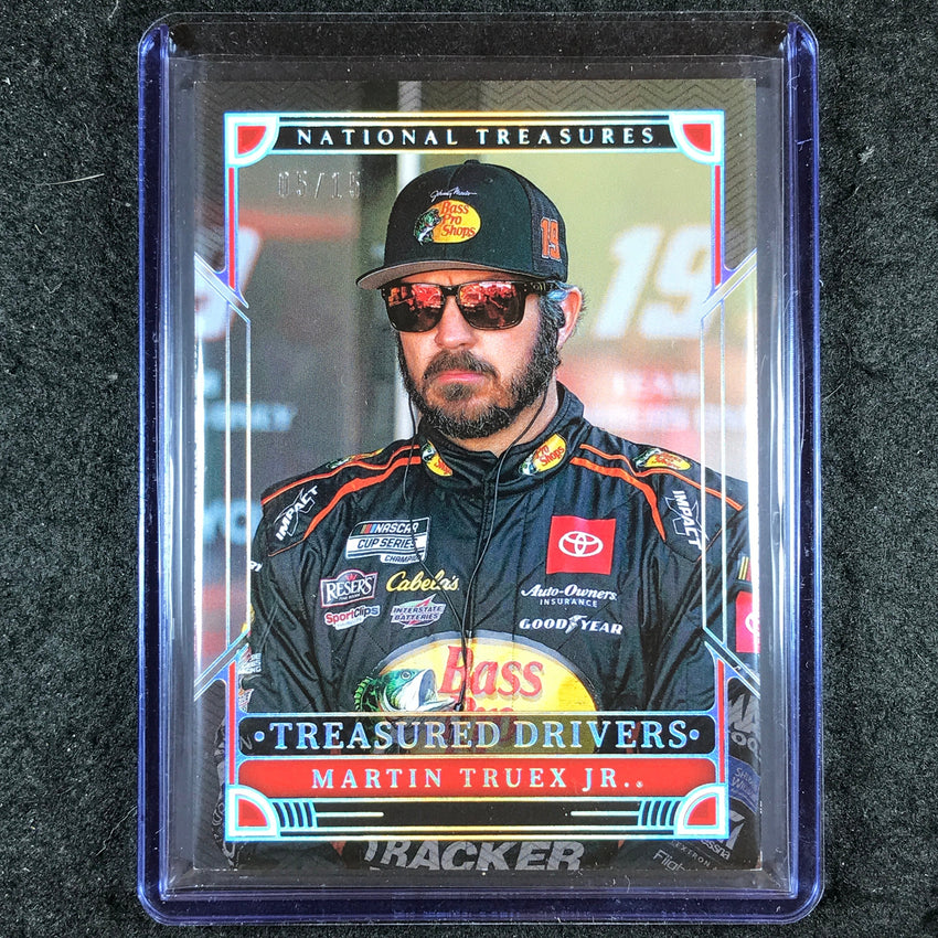 2023 National Treasures MARTIN TRUEX JR. Treasured Drivers Silver Holo 5/15