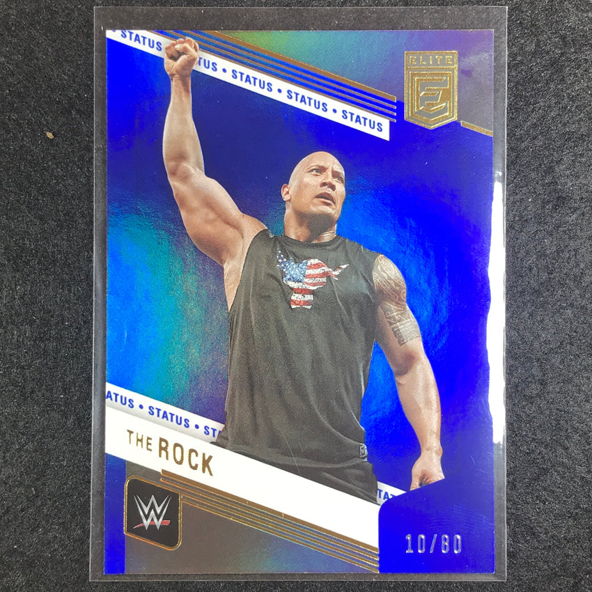 2023 Donruss Elite WWE The Rock Legends Base Status 10/80 No 142