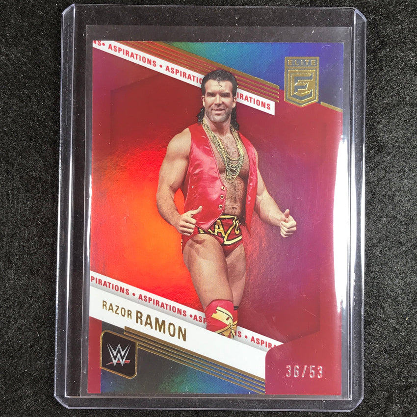 2023 Donruss Elite WWE Razor Ramon Rookie Base Aspirations 36/53 No 140