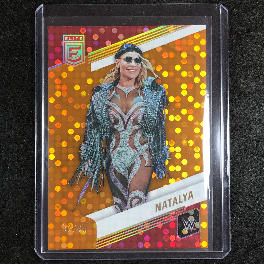 2023 Donruss Elite WWE Natalya Base Orange 37/49 #57