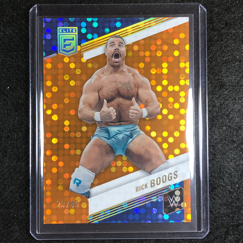 2023 Donruss Elite WWE Rick Boogs Base Orange 29/49 #83