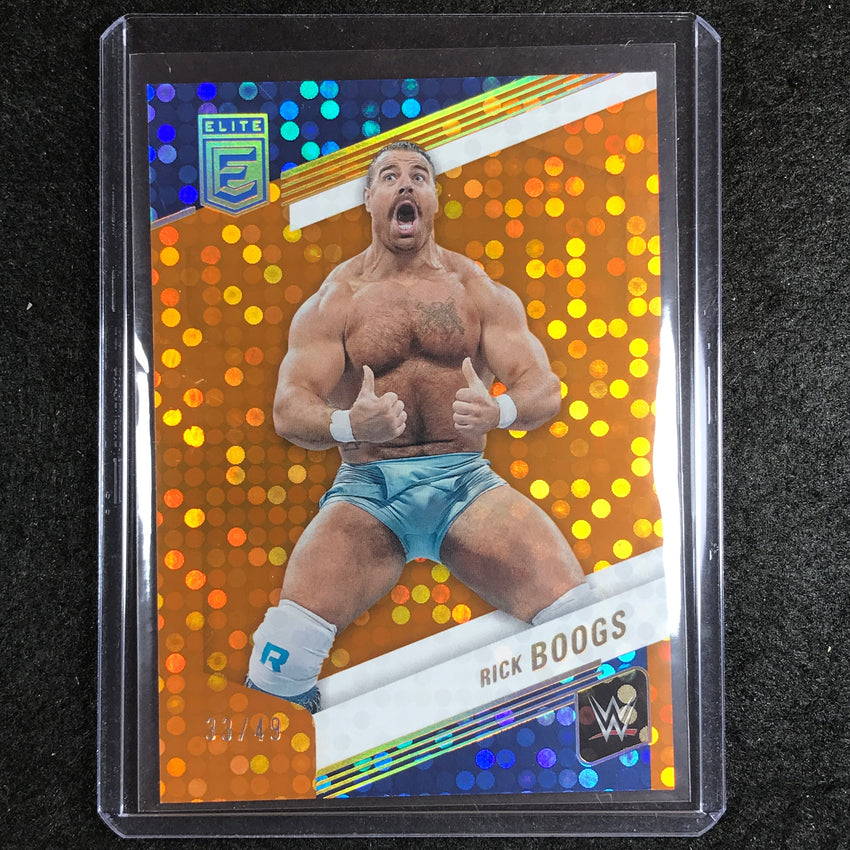 2023 Donruss Elite WWE Rick Boogs Base Orange 33/49 #83