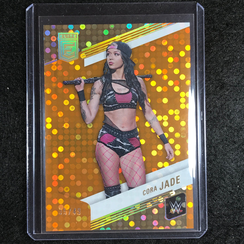 2023 Donruss Elite WWE Cora Jade Base Orange 35/49 No 98