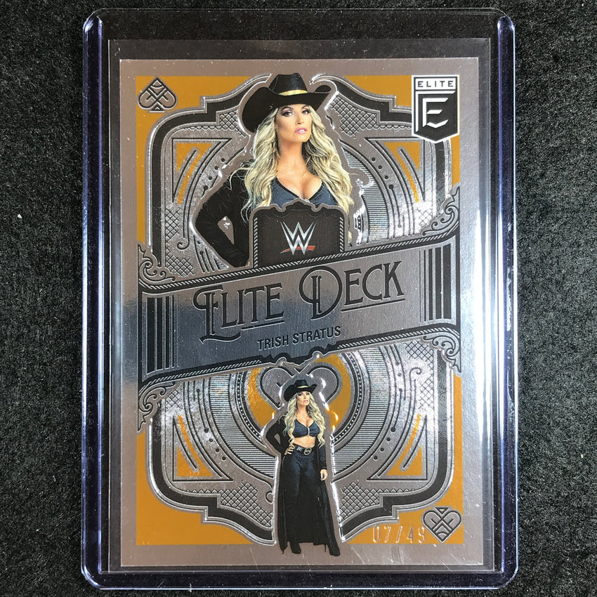 2023 Donruss Elite WWE Trish Stratus Elite Deck Orange 7/49