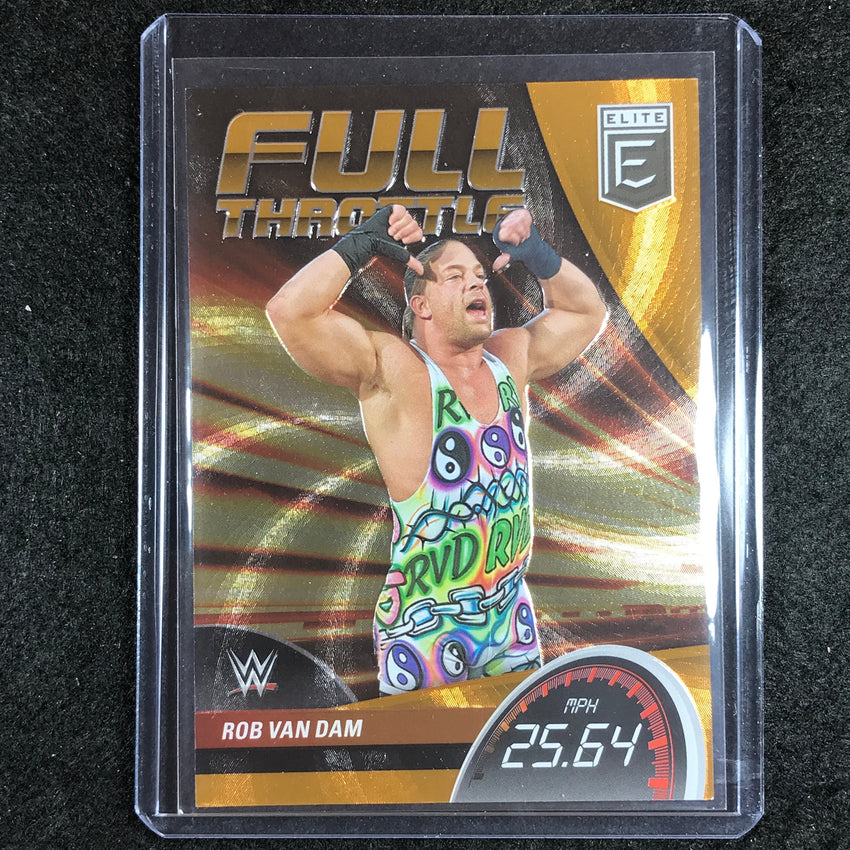 2023 Donruss Elite WWE Rob Van Dam Full Throttle Orange 45/49