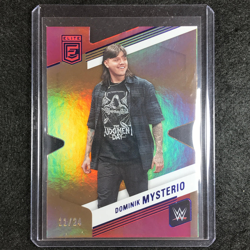 2023 Donruss Elite WWE Dominik Mysterio Base Aspirations Die-cut 11/24