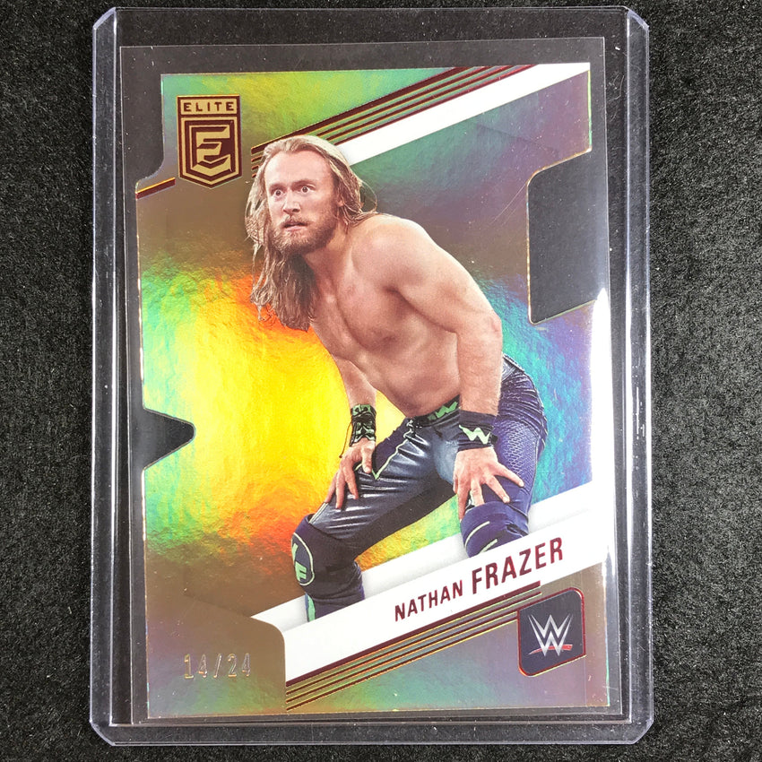 2023 Donruss Elite WWE Nathan Frazer Base Aspirations Die-cut 14/24
